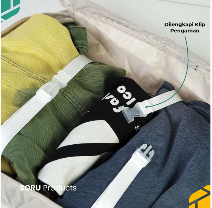 SORU Indonesia Soru Tas Travel Organizer Set 8 in 1