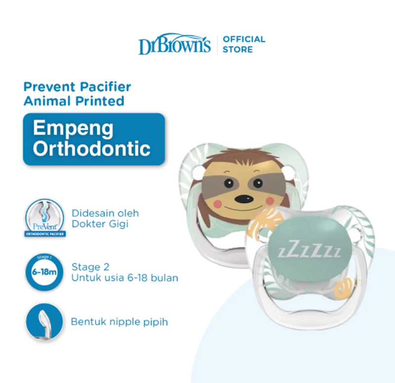 Dr.Brown's Prevent Printed Shield Pacifier - Stage 2 2