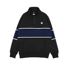 Dobujack Sweater Halfzip Prove Black Crewneck