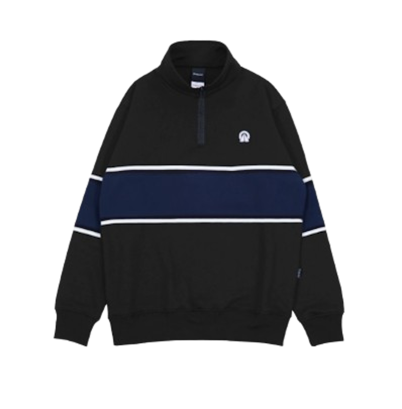 Dobujack Sweater Halfzip Prove Black Crewneck 1