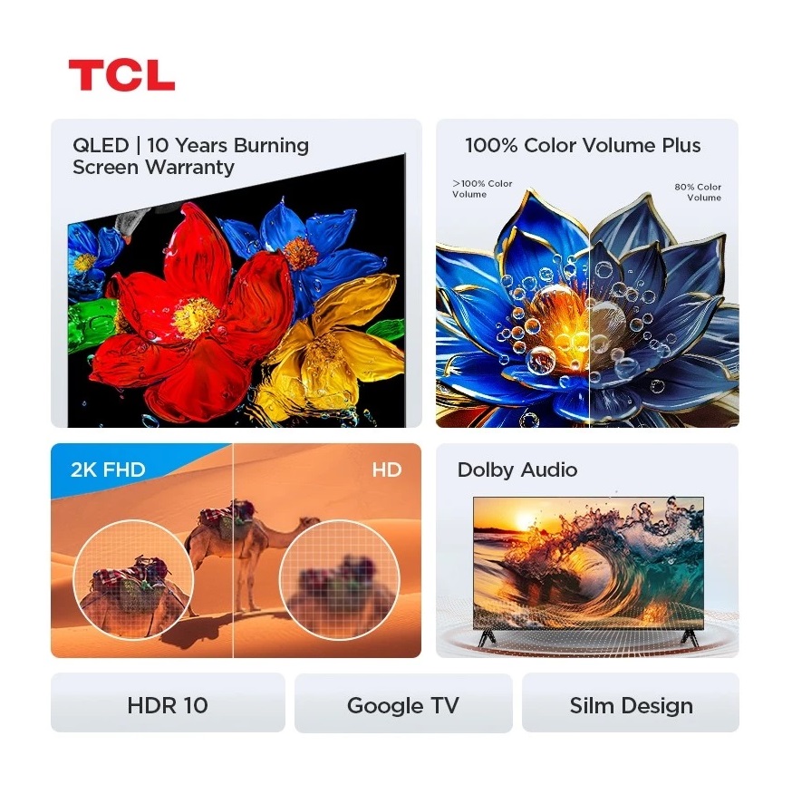TCL Technology  TCL 32 inch Ultimate QLED FHD TV V5C