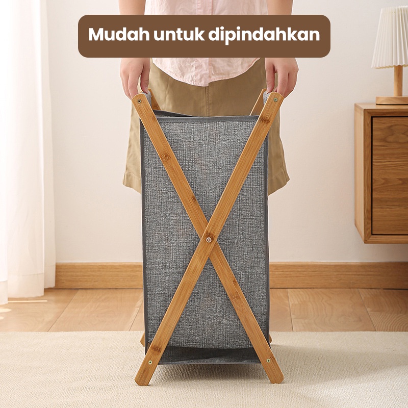 Muzy  Keranjang Pakaian Kotor
