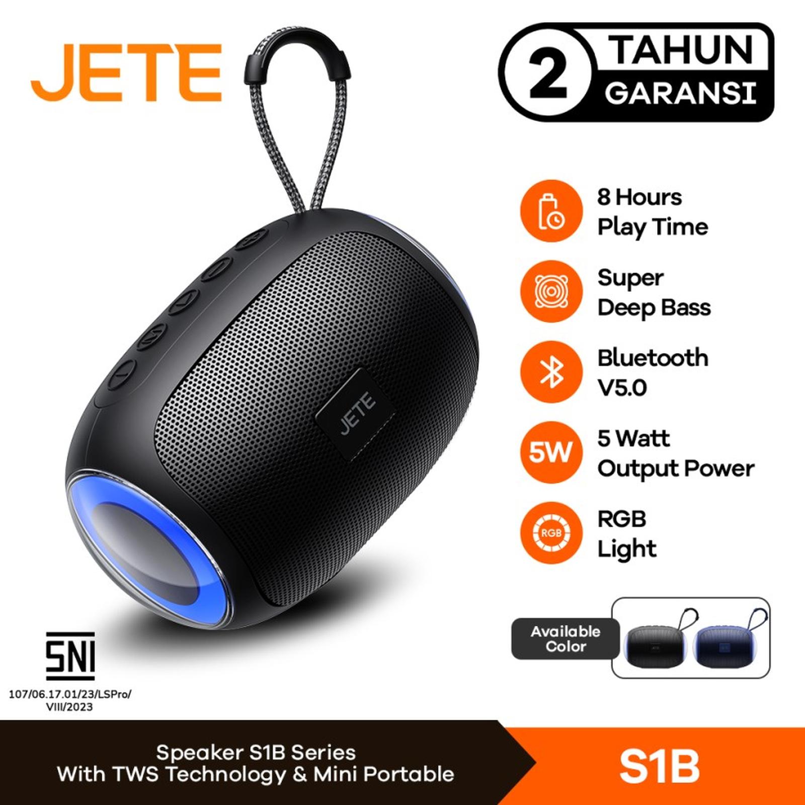 Doran Sukses Indonesia JETE Speaker Bluetooth Portable Super Bass S1B