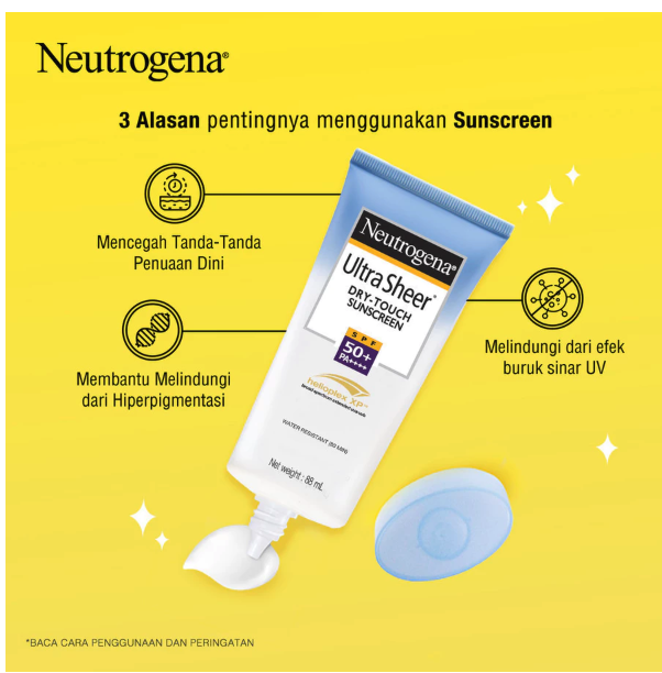 Johnson & Johnson Indonesia Neutrogena® Ultra Sheer Dry-Touch Sunscreen SPF 50+ PA++++