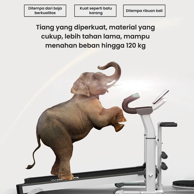  YEESALL Manual Treadmill PM 11 in 1