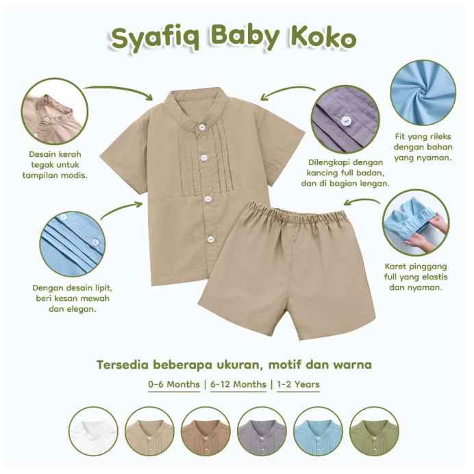  Sahabat Anak Baik Indonesia Nice Kids Syafiq Baby Koko Set