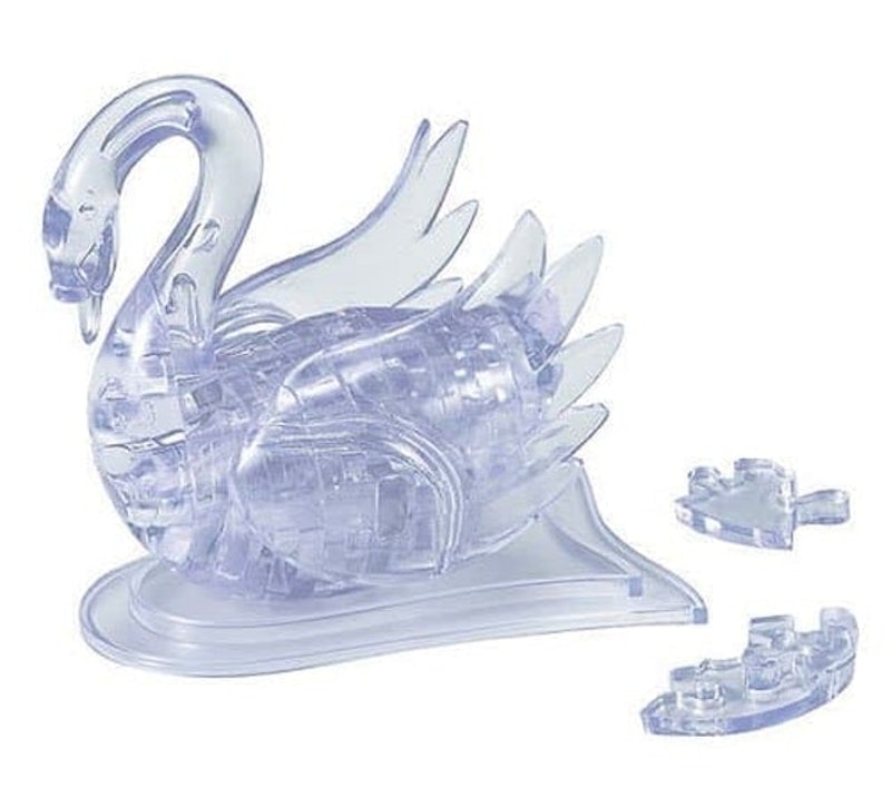 3D Crystal Puzzle Swan 1