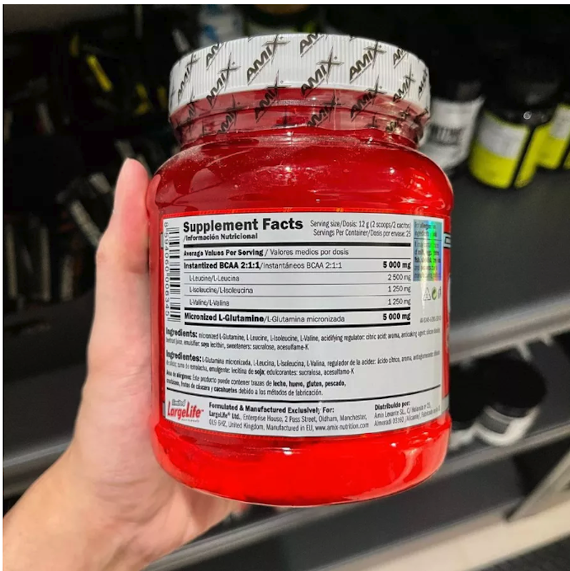 Amix L-Glutamine + BCAA 300 gr 2