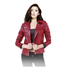 Jaket Kulit Wanita Rock N Roll