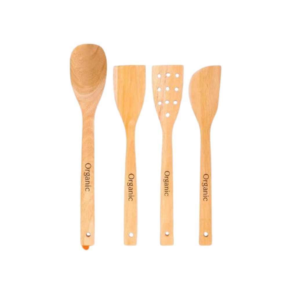 BOLDë Organic Utensil Set 4 Pcs Wood Series