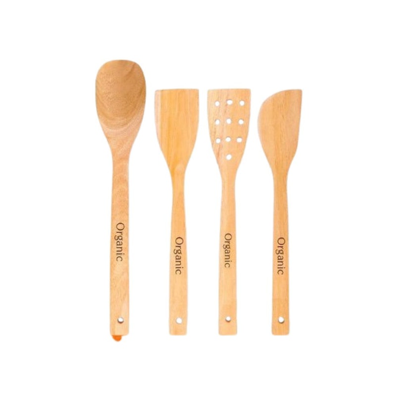 BOLDë Organic Utensil Set 4 Pcs Wood Series 1