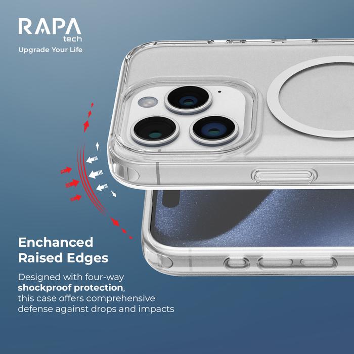 RAPAtech Hybrid MagSafe Clear Case iPhone 3