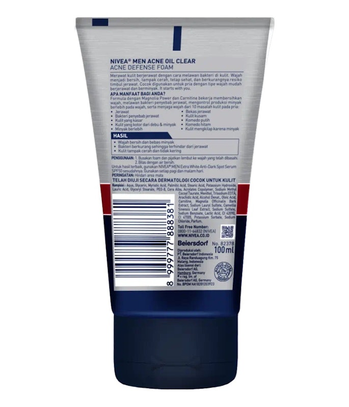 NIVEA NIVEA MEN Acne Oil Clear Acne Defense Foam