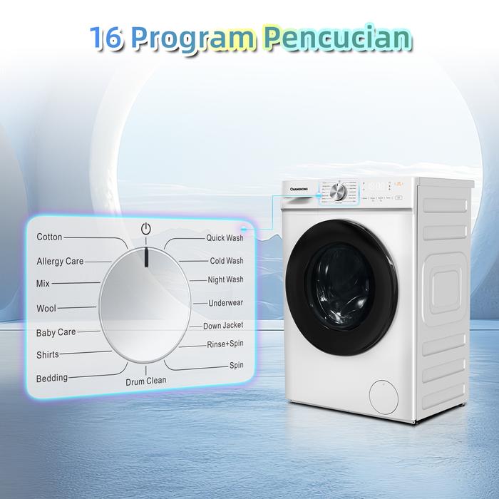 Changhong Mesin Cuci Smart Inverter Front Loading 7 kg 2