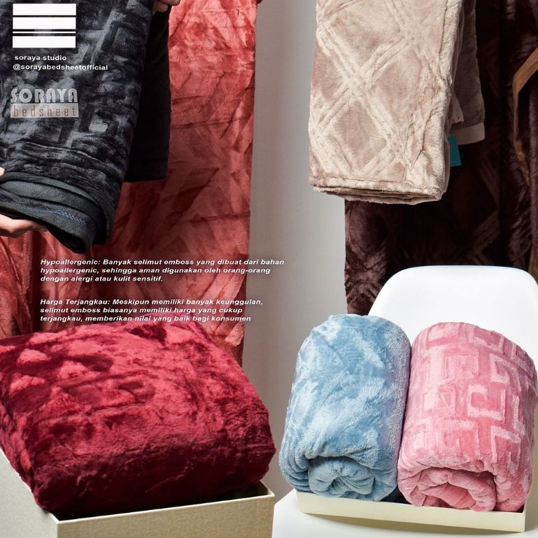 Soraya Bed Sheet Embos Polos 2