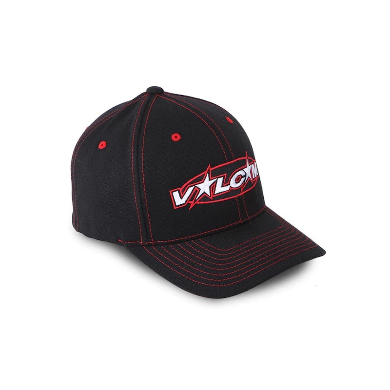 Volcom Hot Tune Flexfit Hat Black 5