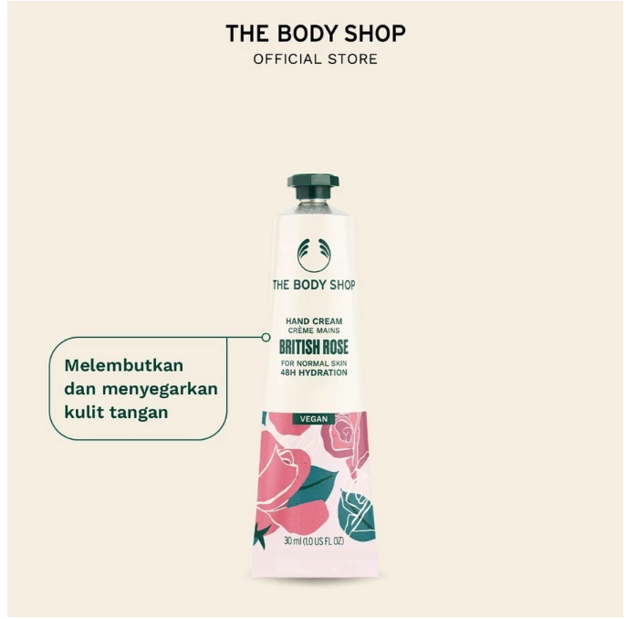 The Body Shop International Limited The Body Shop® British Rose Hand Cream