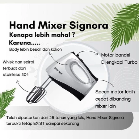 Signora Sarana Sukses Signora Hand Mixer