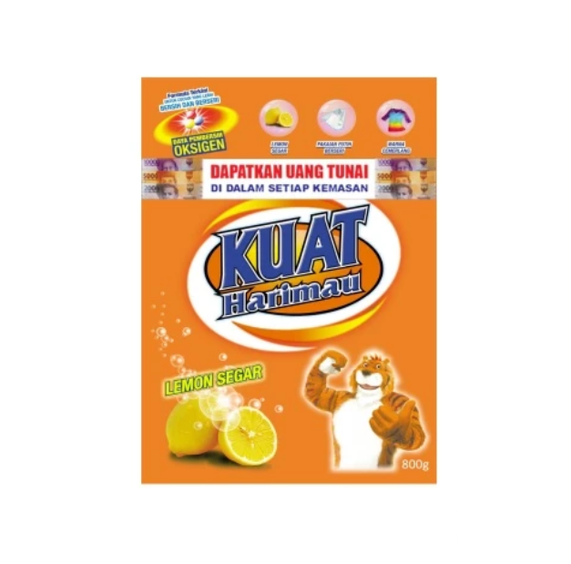  Kuat Harimau Detergent Powder Lemon 1