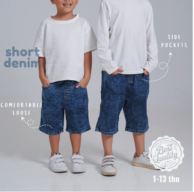 LITTLE BOOM BOOM Jeans Blue Denim Snow Wash 2
