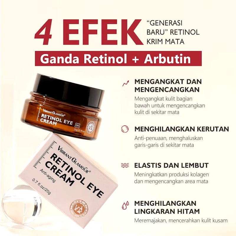Vibrant Glamour® Retinol Eye Cream 5