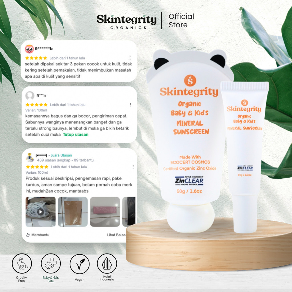 Amore Natura Persada Skintegrity Organic Baby & Kid's Mineral Sunscreen