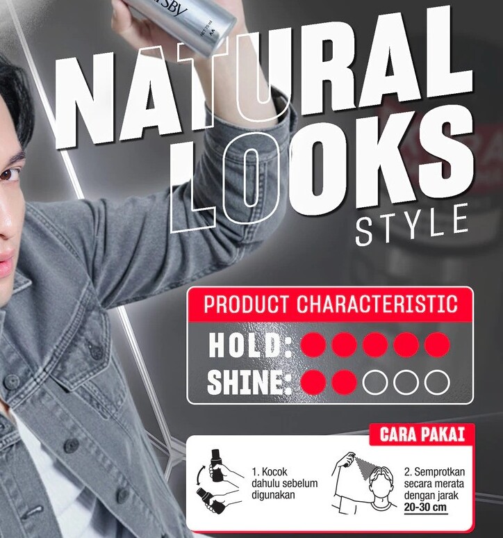 Mandom Indonesia Gatsby Set & Keep Spray Super Hard