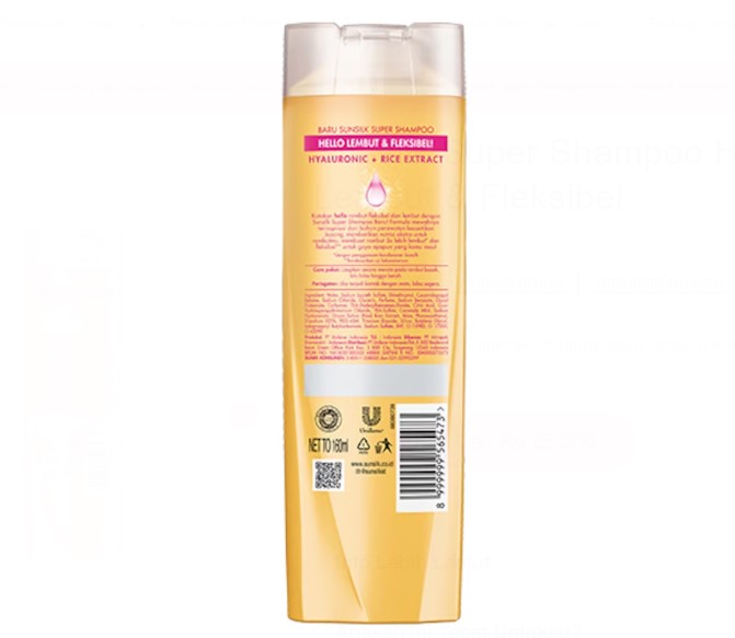 Unilever Indonesia Sunsilk Super Shampoo Hello Lembut & Fleksibel