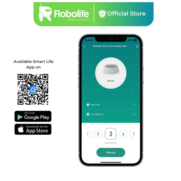 Robolife Multi Inovasi Robolife Smart Pet Feeder