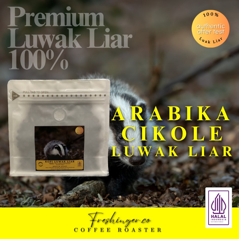 Freshinger.co Kopi Arabika Luwak Liar Cikole Lembang 2