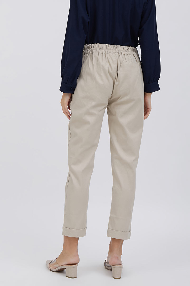 Sofia Macca Basic Pants Khaki 3