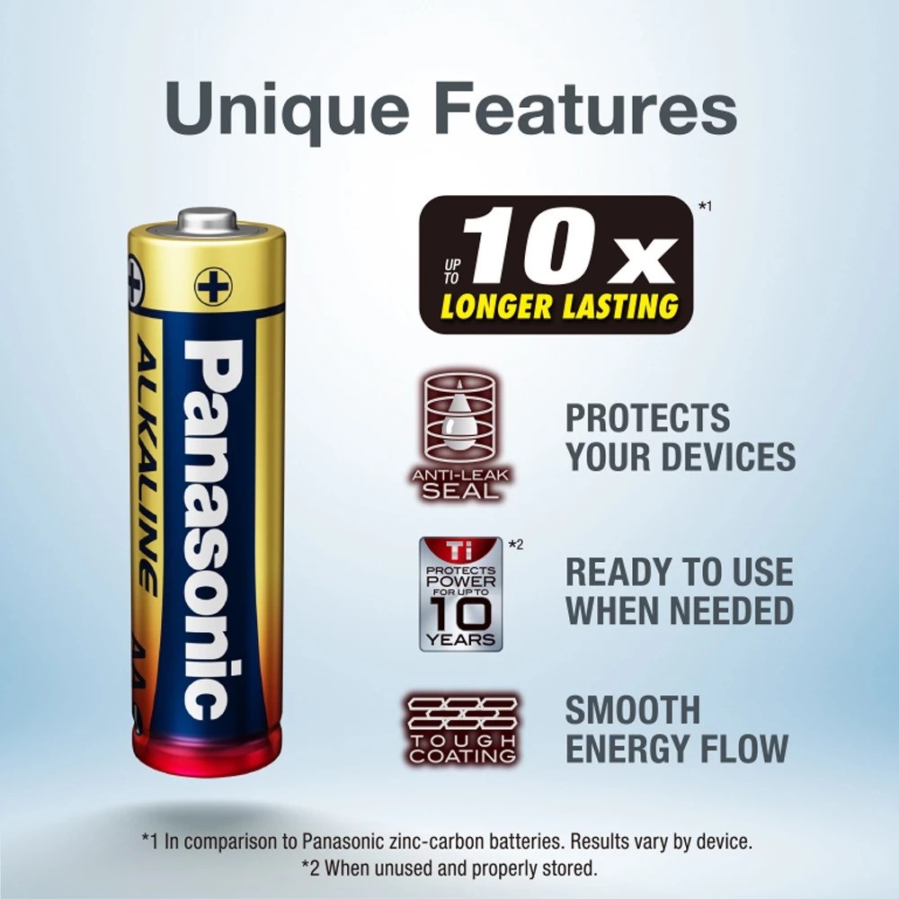 Panasonic Baterai Alkaline AA LR6T