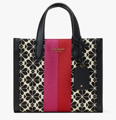 Kate Spade Manhattan Spade Flower Jacquard Small Tote