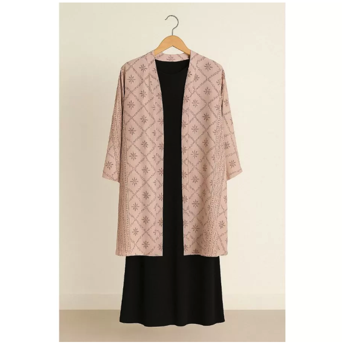  Dailyofprincess Viola Cardigan Wanita Panjang Rayon