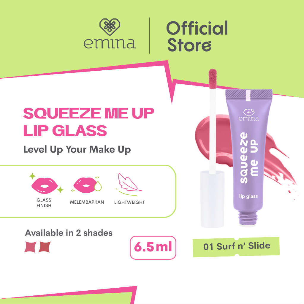 Paragon Technology and Innovation Emina Squeeze Me Up Lip Glass (Surf and Slide)