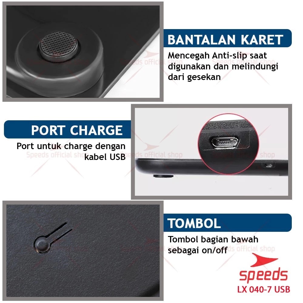 Speeds Indonesia SPEEDS Digital Scale 040-7 USB