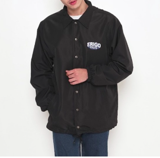 ERIGO Coach Jacket Billups Black Unisex
