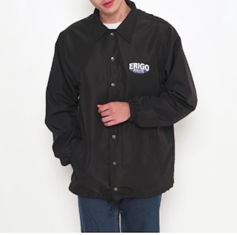 ERIGO Coach Jacket Billups Black Unisex 2