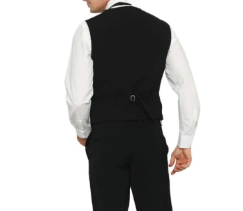  Code Male Vest Pria Hitam Slim Fit