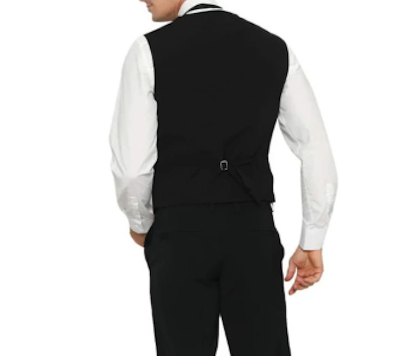 Code Male Vest Pria Hitam Slim Fit 5