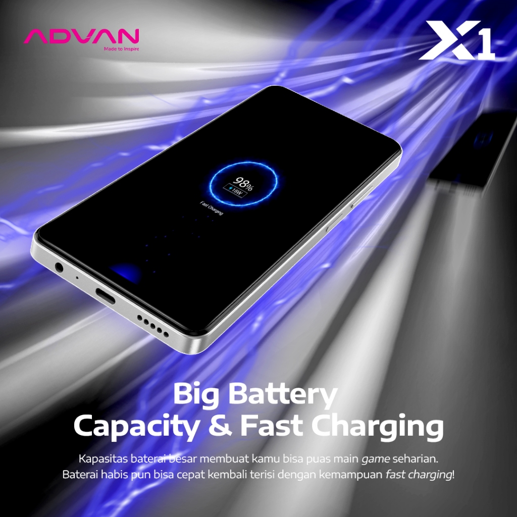 Bangga Teknologi Indonesia ADVAN X1 (8+8/128 GB)