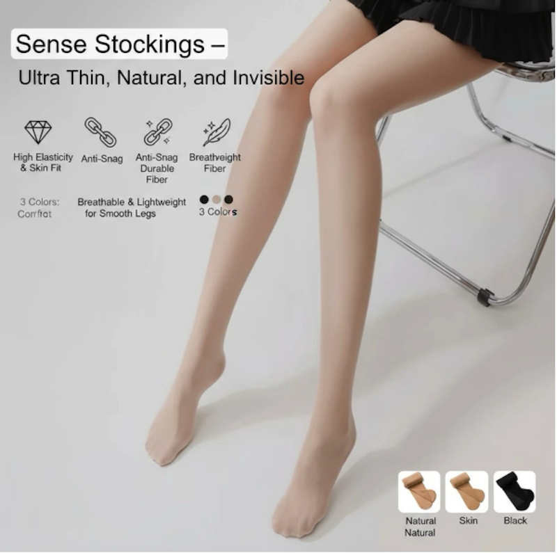 Smoof Seamless Transparent Pantyhose