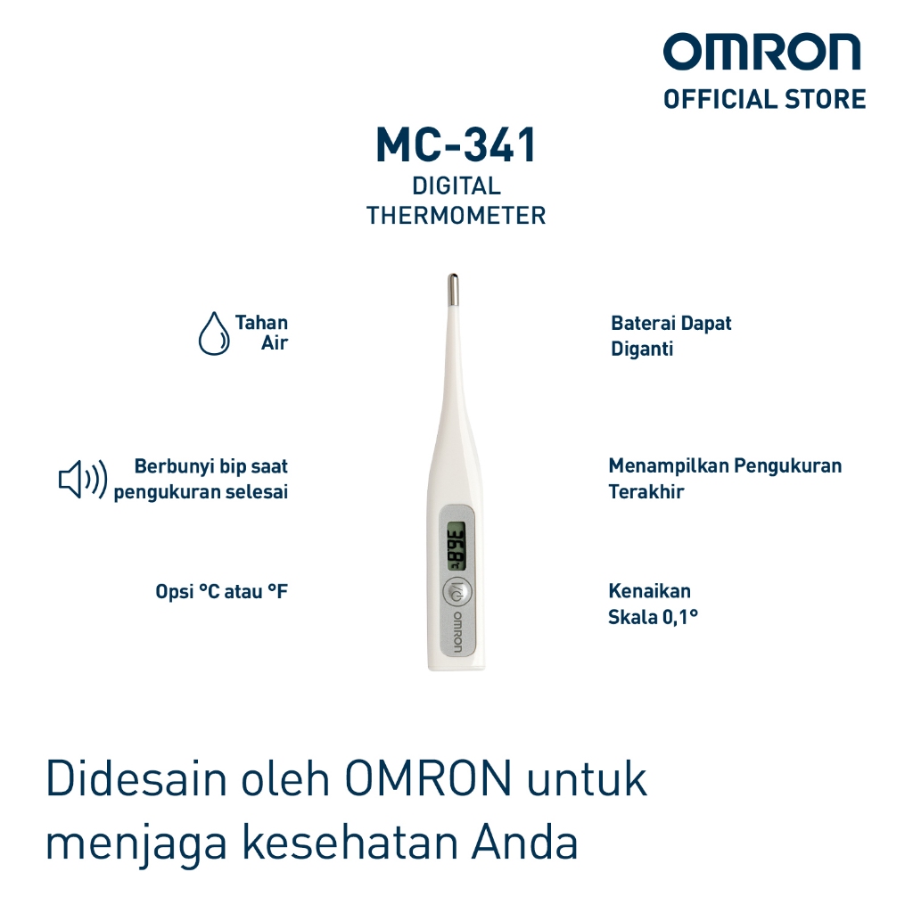 OMRON Healthcare Indonesia Omron Digital Thermometer MC-341
