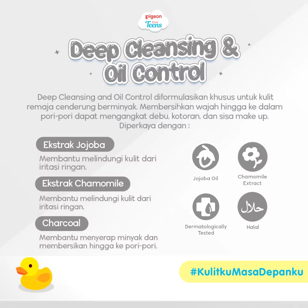 Pigeon Pigeon Teens Facial Foam Deep Cleansing & Oil Control