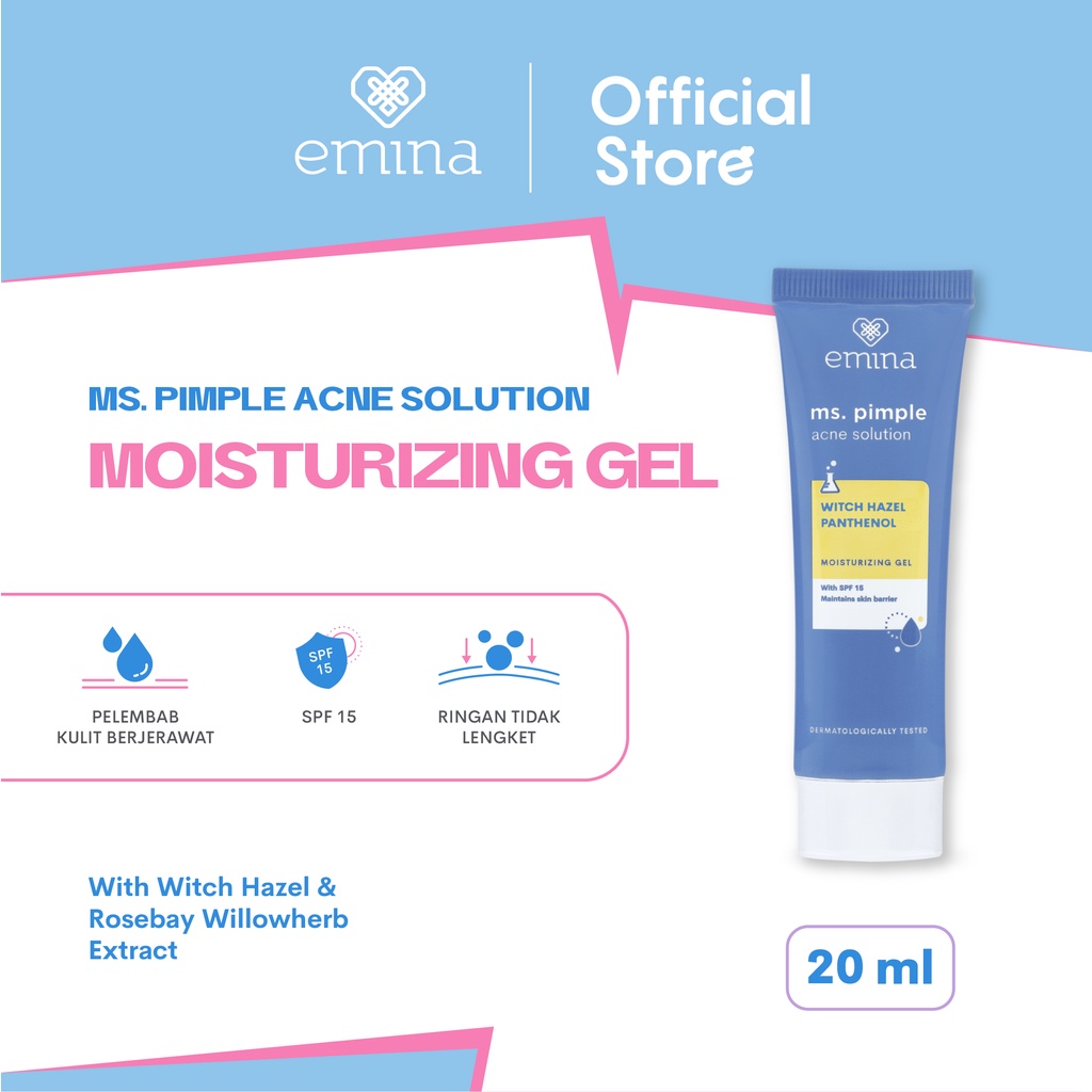 Paragon Technology and Innovation Emina Ms. Pimple Acne Solution Moisturizing Gel 