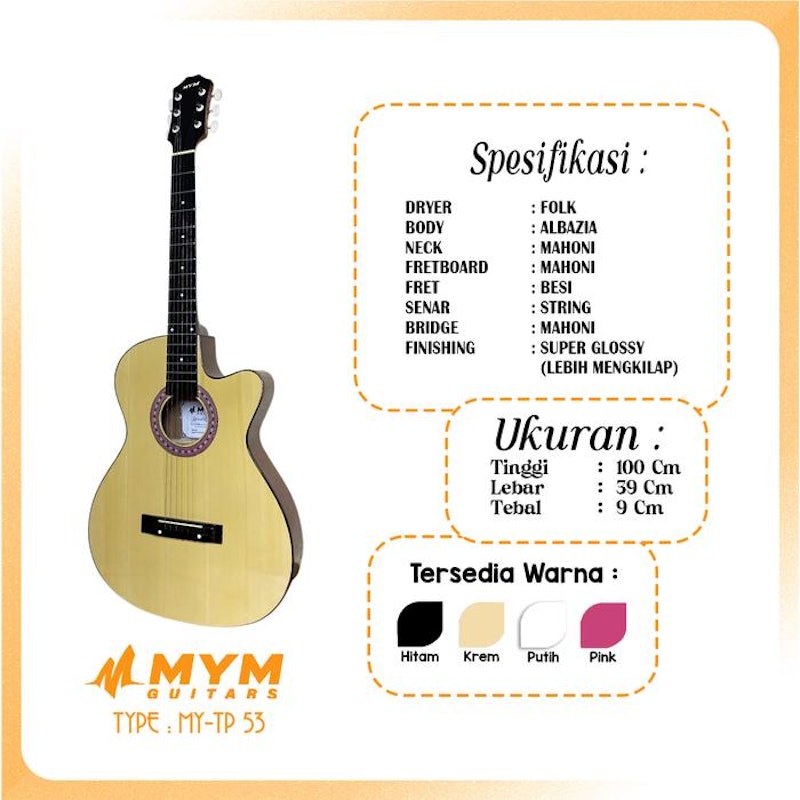 MYM Gitar Akustik Elektrik 4