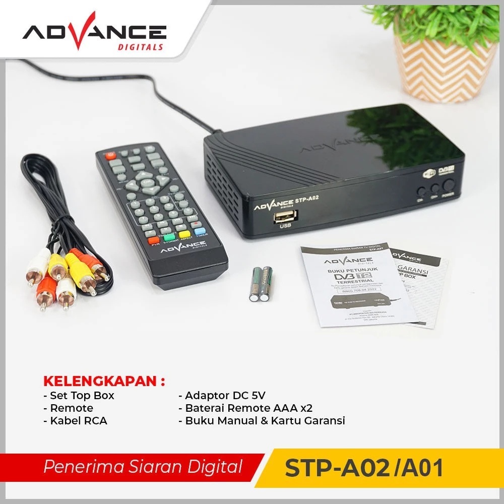 Advance Digitals Advance Set Top Box DVB-T2 STP-A02