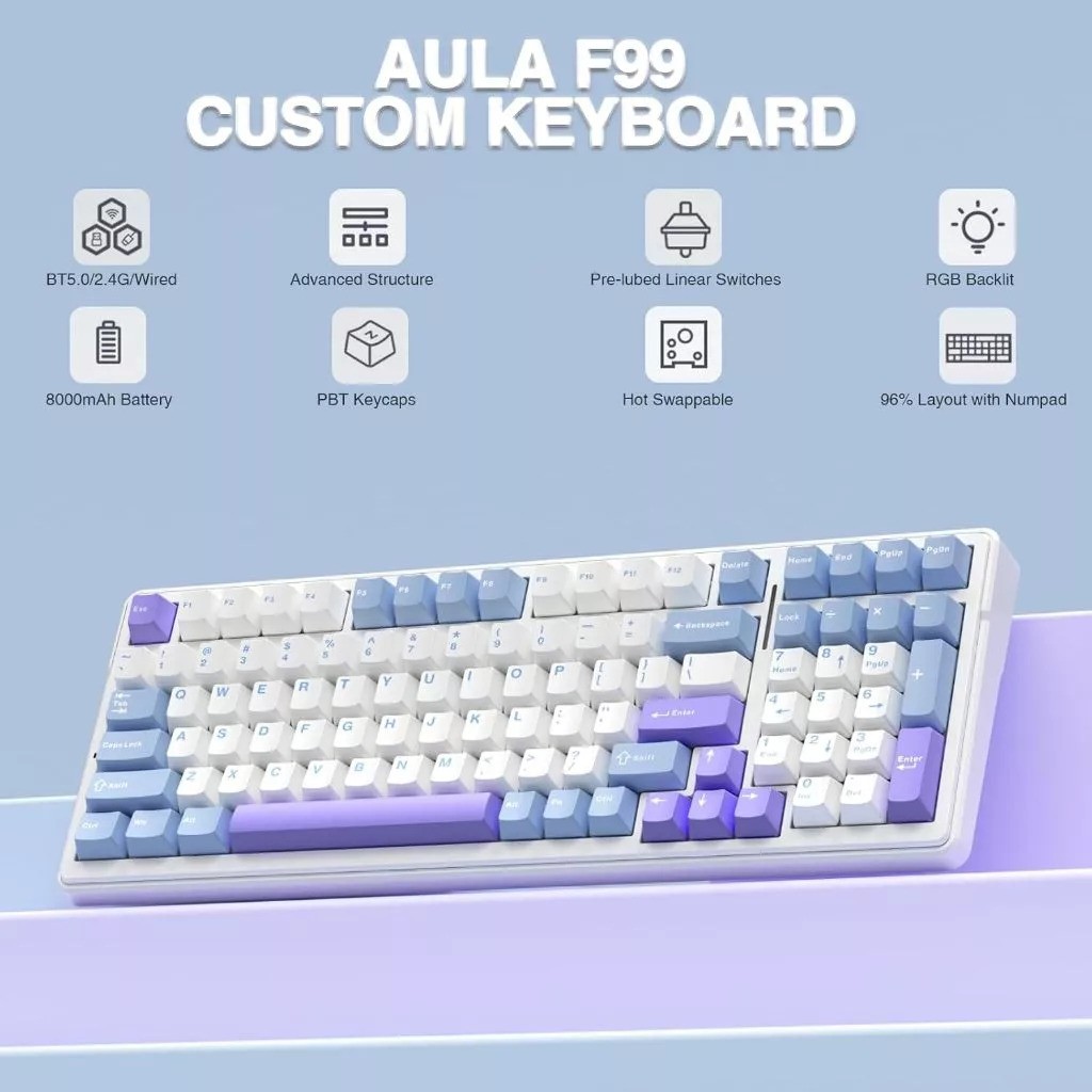 Aula Keyboard Aula Wireless Mechanical Keyboard F99
