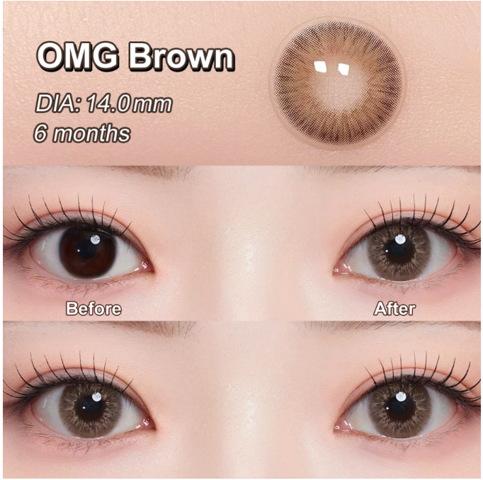 Lengsoo Vision Indonesia Magister Softlens Minus OMG Brown