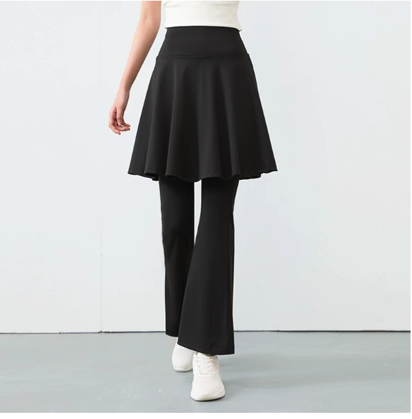  RAGA Legging Yoga Cutbray Basic Rok Panjang 2 in 1